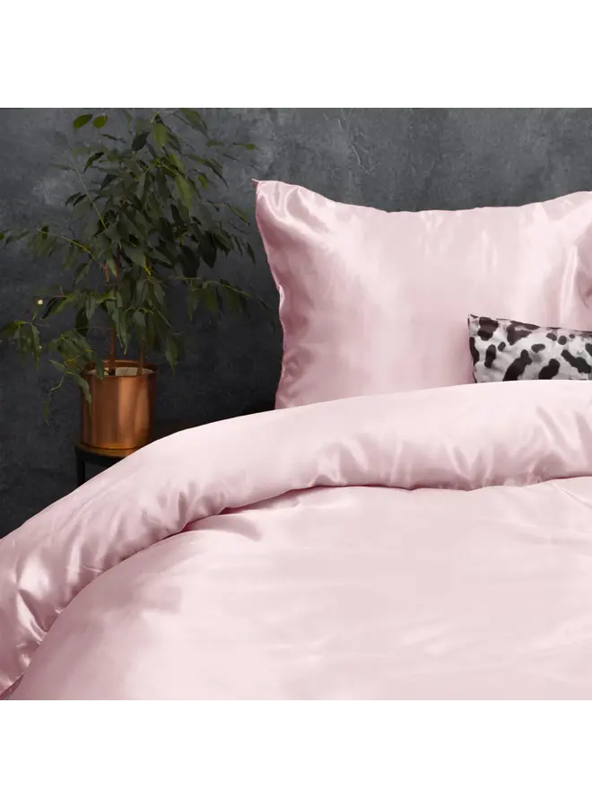 Sleeptime Dekbedovertrek Beauty Skin Care Uni Roze - Satijn
