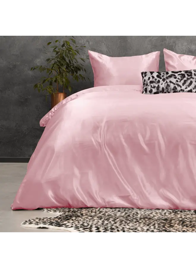 Sleeptime Dekbedovertrek Beauty Skin Care Uni Roze - Satijn