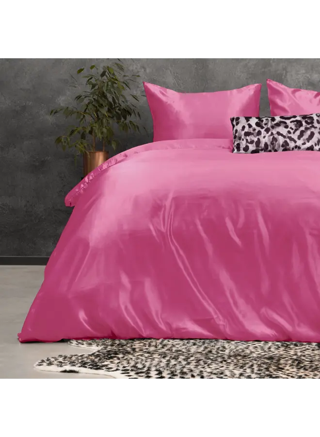 Sleeptime Dekbedovertrek Beauty Skin Care Uni Fuchsia - Satijn
