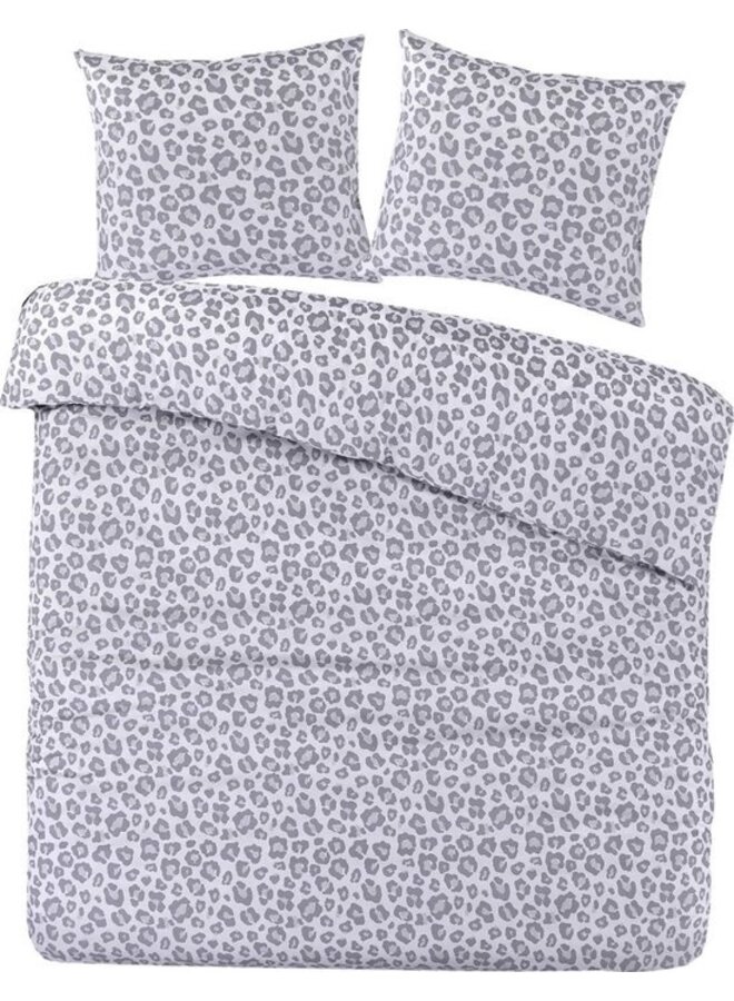 Dekbedovertrek Sara Grijs - Katoen