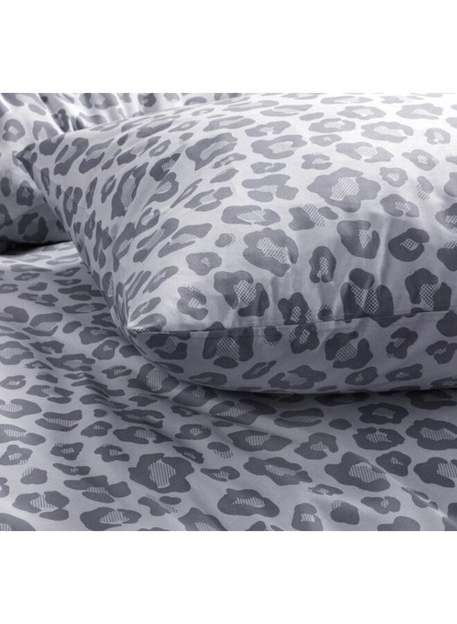 Day Dream Dekbedovertrek Sara Grijs - Katoen