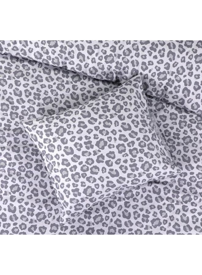 Day Dream Dekbedovertrek Sara Grijs - Katoen