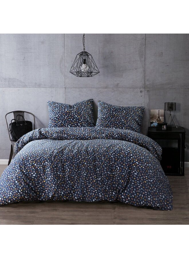 Day Dream Dekbedovertrek Naud Blauw - Katoen