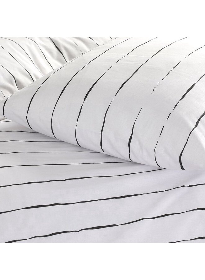 Day Dream Dekbedovertrek Romy Wit/Zwart - Katoen