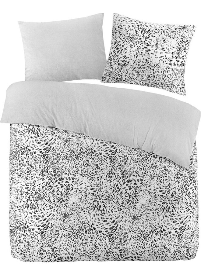 Dekbedovertrek Lucas Grijs - Katoen