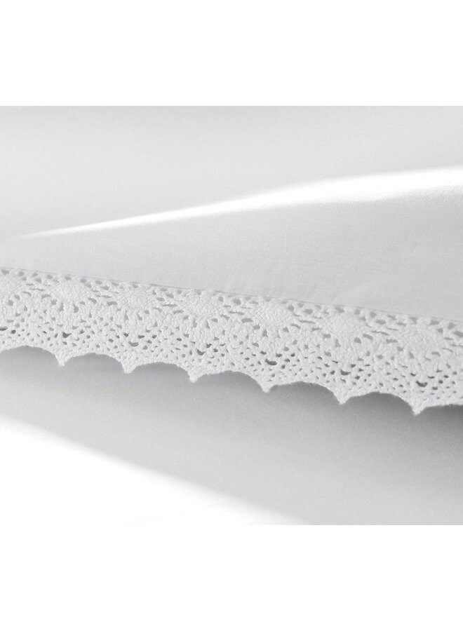 Papillon Dekbedovertrek Karel Wit - Percale Katoen