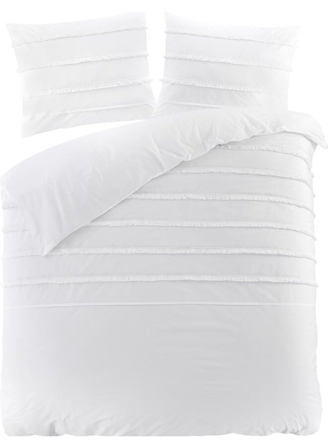 Dekbedovertrek Lucidia Wit - Percale Katoen PL2