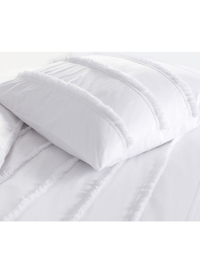 Papillon Dekbedovertrek Lucidia Wit - Percale Katoen