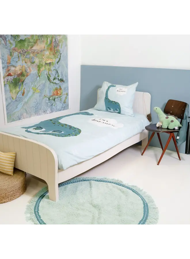 Sleeptime Dekbedovertrek Kids I'm a Dino-Snore Blauw - Katoen