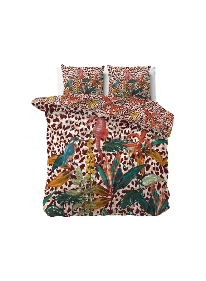 Katoen/Satijn Dekbedovertrek Multi