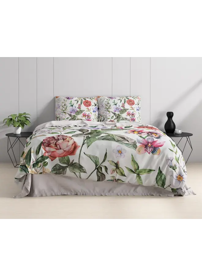 Dreamhouse Dekbedovertrek Ophelia Wit - Katoen