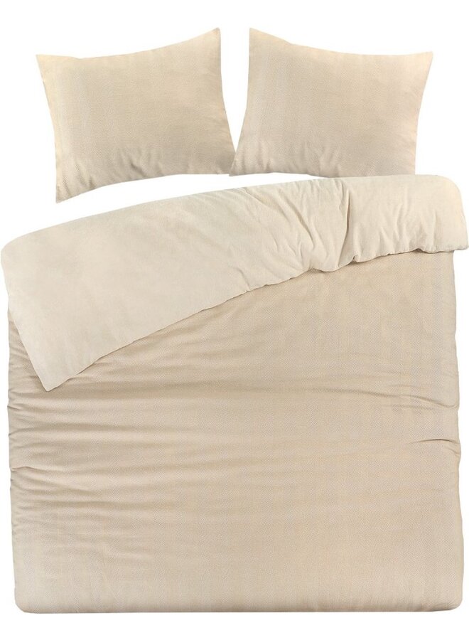 Dekbedovertrek Beaufort Zand - Flanel PL3