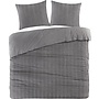 Papillon Flanel Dekbedovertrek Antraciet