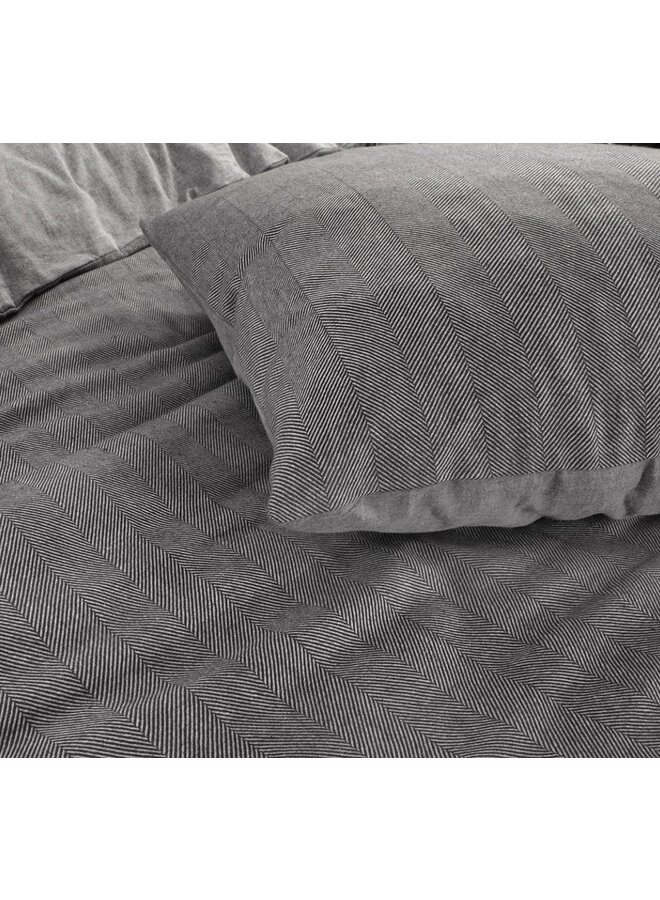 Papillon Dekbedovertrek Beaufort Antraciet - Flanel