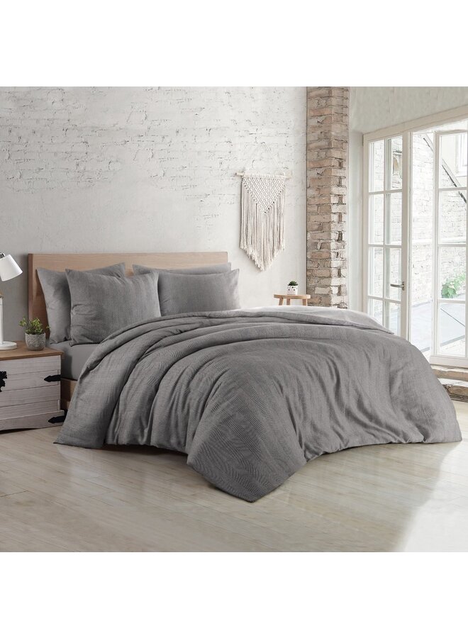 Papillon Dekbedovertrek Beaufort Antraciet - Flanel