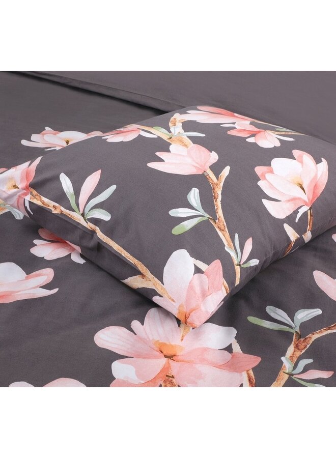 Papillon Dekbedovertrek Esmee Grijs - Katoensatijn