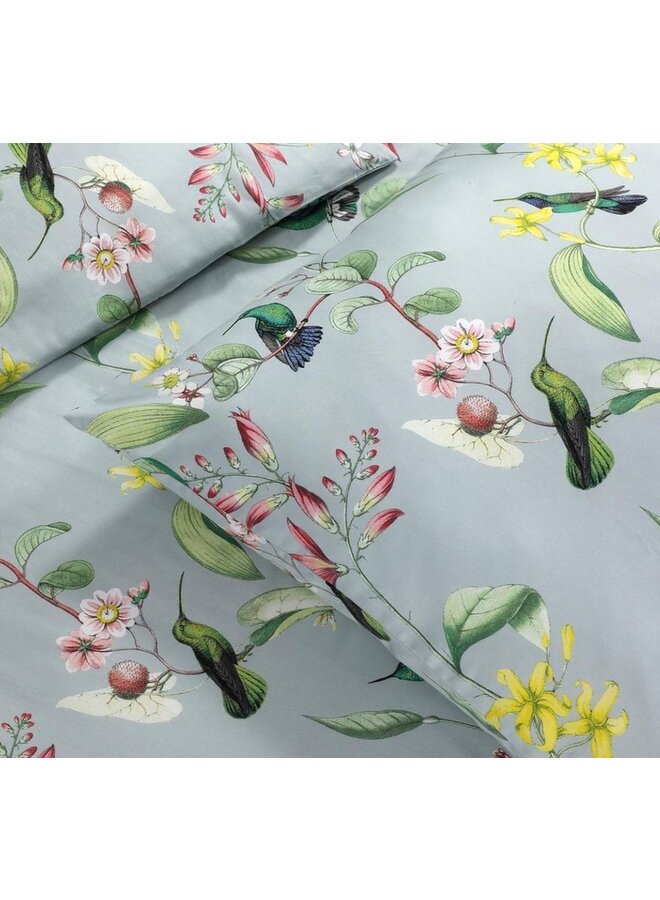 Papillon Dekbedovertrek Burung Grijs - Katoensatijn