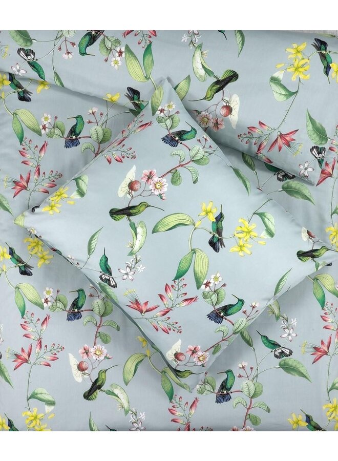 Papillon Dekbedovertrek Burung Grijs - Katoensatijn