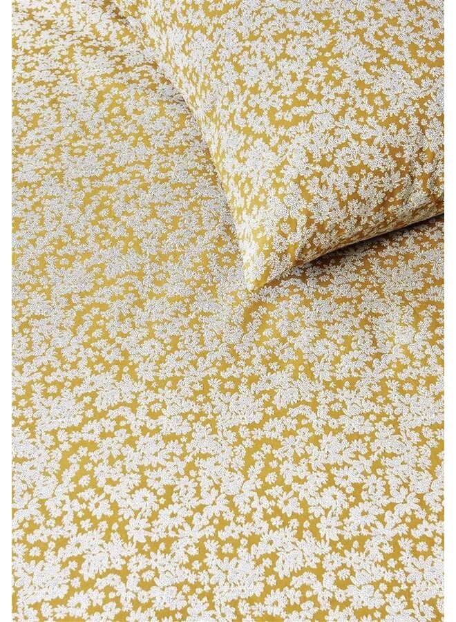 Ariadne At Home Dekbedovertrek Tiny Florals Geel - Katoen