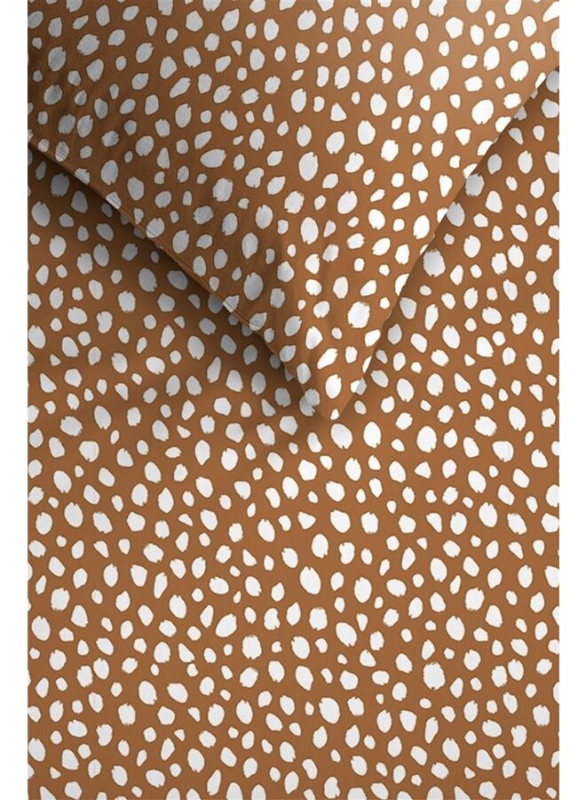 Ambiante Dekbedovertrek Harley Oranje - Katoensatijn