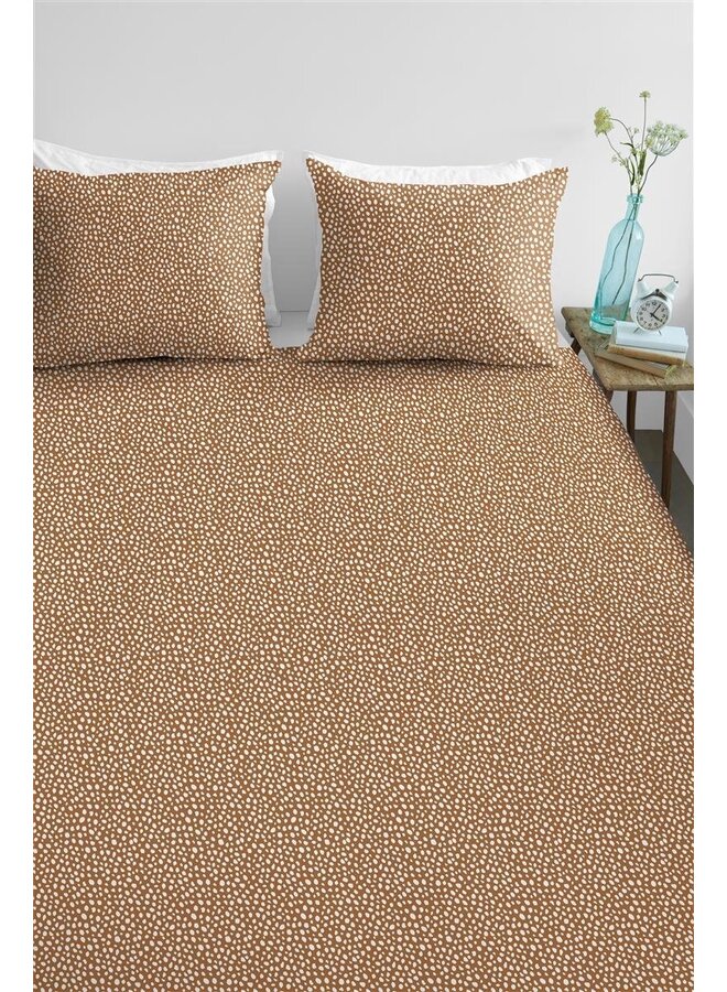 Ambiante Dekbedovertrek Harley Oranje - Katoensatijn