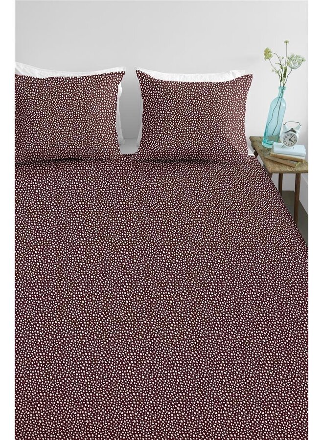 Ambiante Dekbedovertrek Harley Rood - Katoensatijn