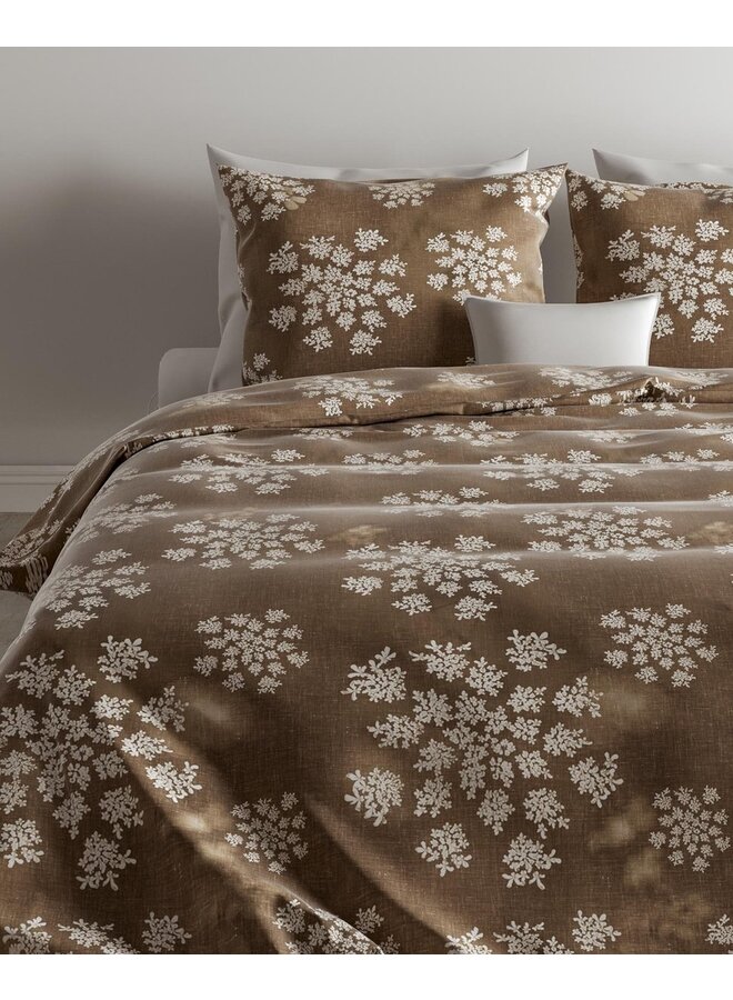 ZO! Home Dekbedovertrek Bassett Taupe - Katoen