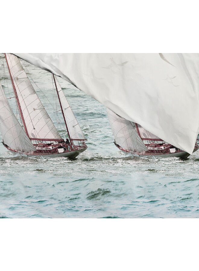 ZO! Home Dekbedovertrek Marnix Blauw - Katoen