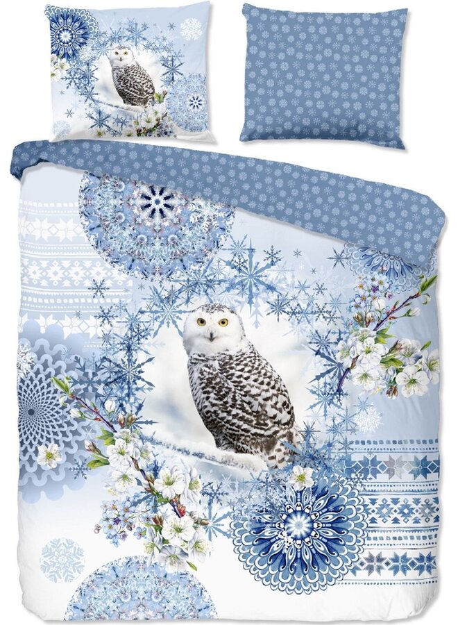 Dekbedovertrek Phalini Blauw - Flanel