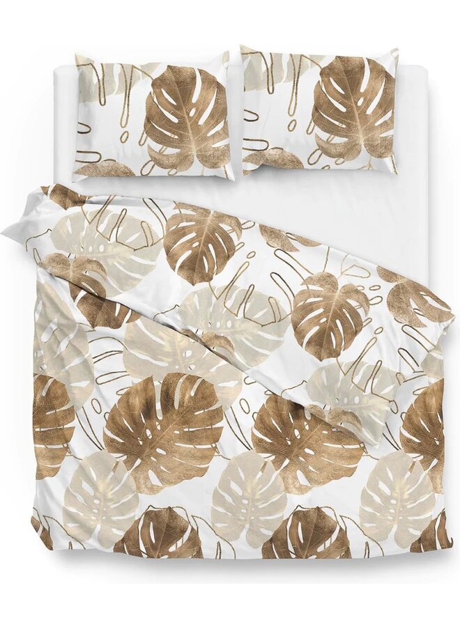 Dekbedovertrek Mimi Wit - Katoensatijn