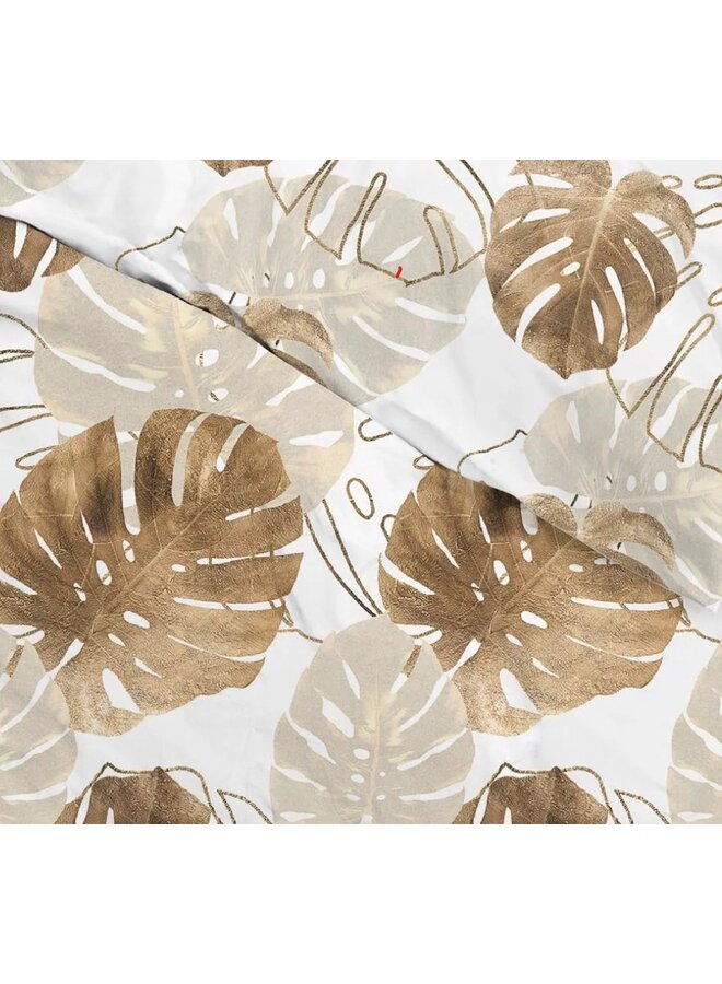 ZO! Home Dekbedovertrek Mimi Wit - Katoensatijn