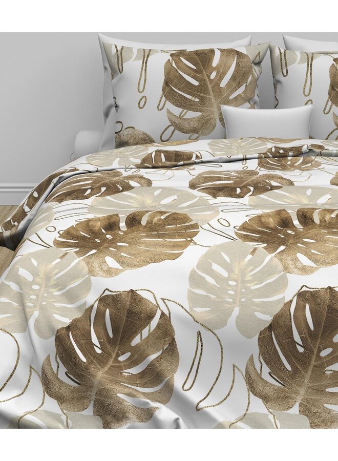 ZO! Home Dekbedovertrek Mimi Wit - Katoensatijn