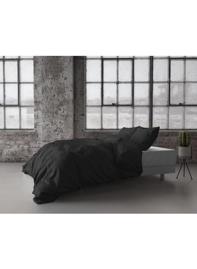 Zensation Dekbedovertrek Hotel Linnen Dallas Zwart - Microvezel