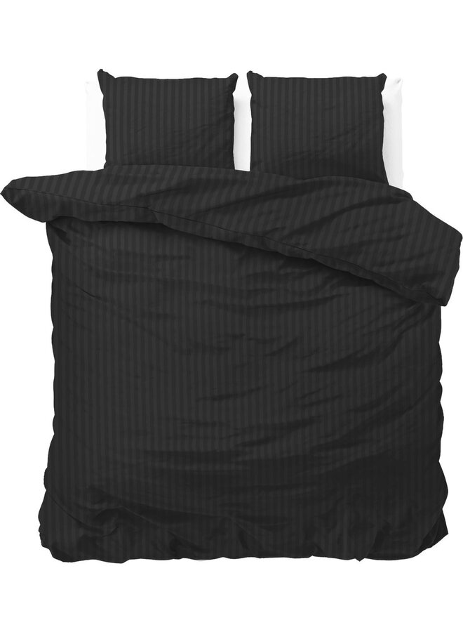 Dekbedovertrek Hotel Linnen Dallas Zwart - Microvezel