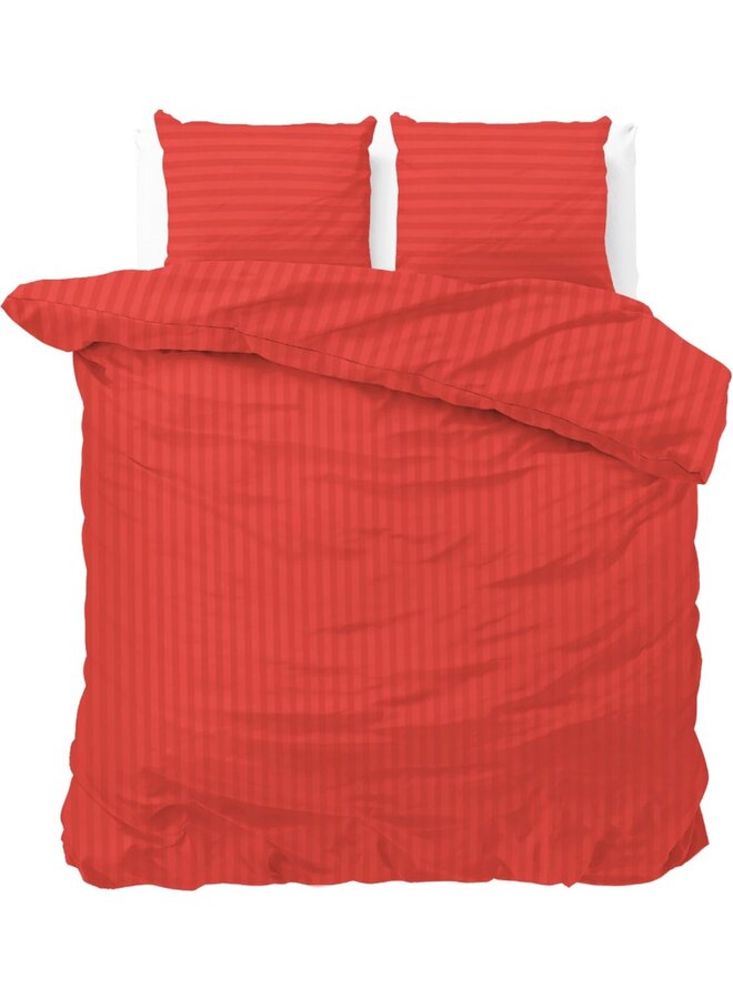 Zensation Dekbedovertrek Hotel Linnen Dallas Rood - Microvezel