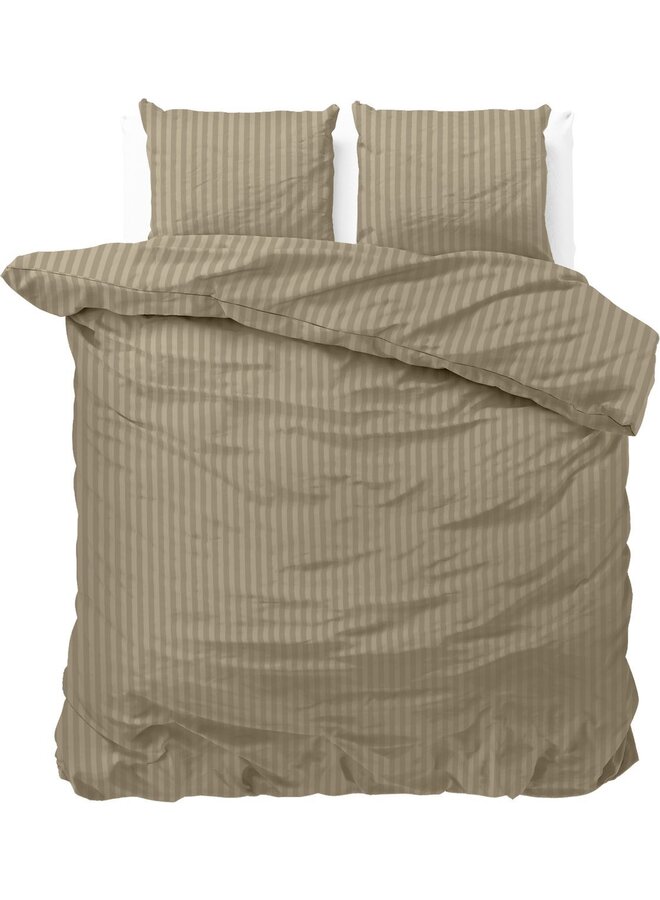 Dekbedovertrek Hotel Linnen Dallas Taupe - Microvezel