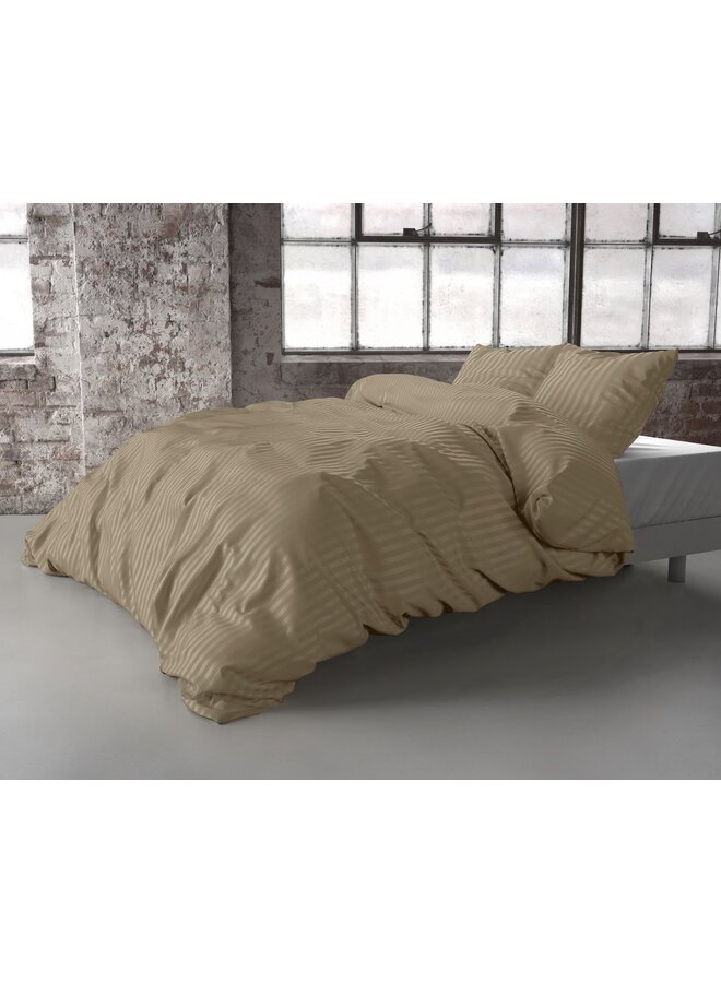 Zensation Dekbedovertrek Hotel Linnen Dallas Taupe - Microvezel