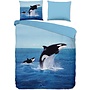 Pure Dekbedovertrek Orca Blauw - Microvezel