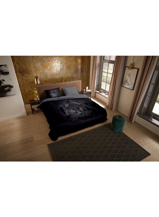 Pure Dekbedovertrek Panter Zwart - Microvezel