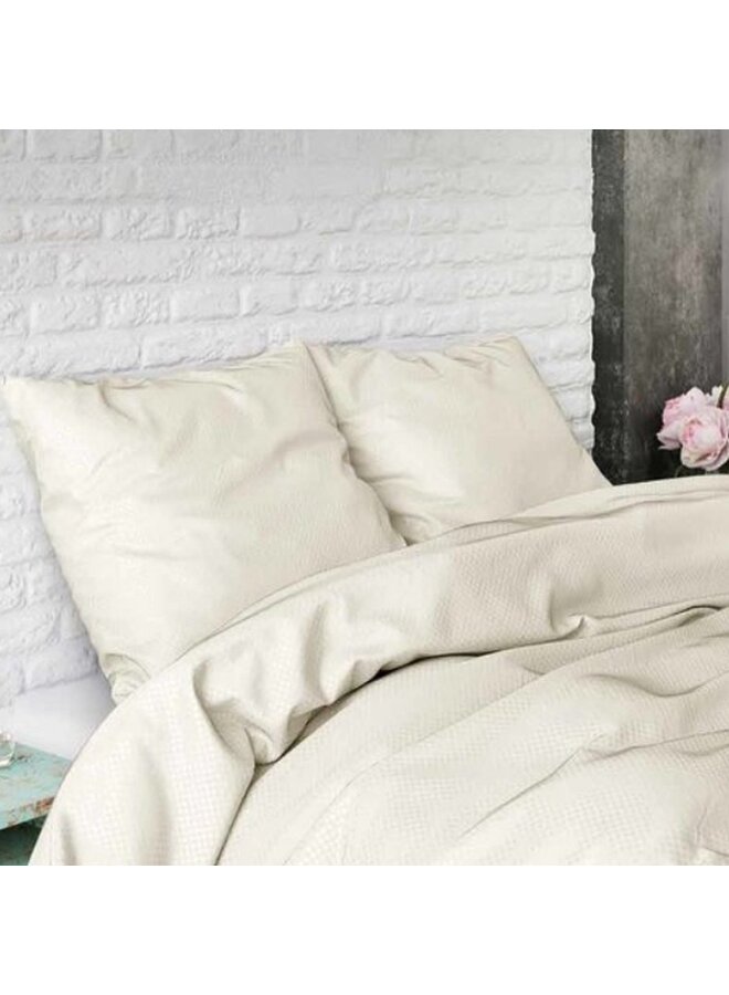 Zensation Dekbedovertrek Satin Point Creme - Microvezel