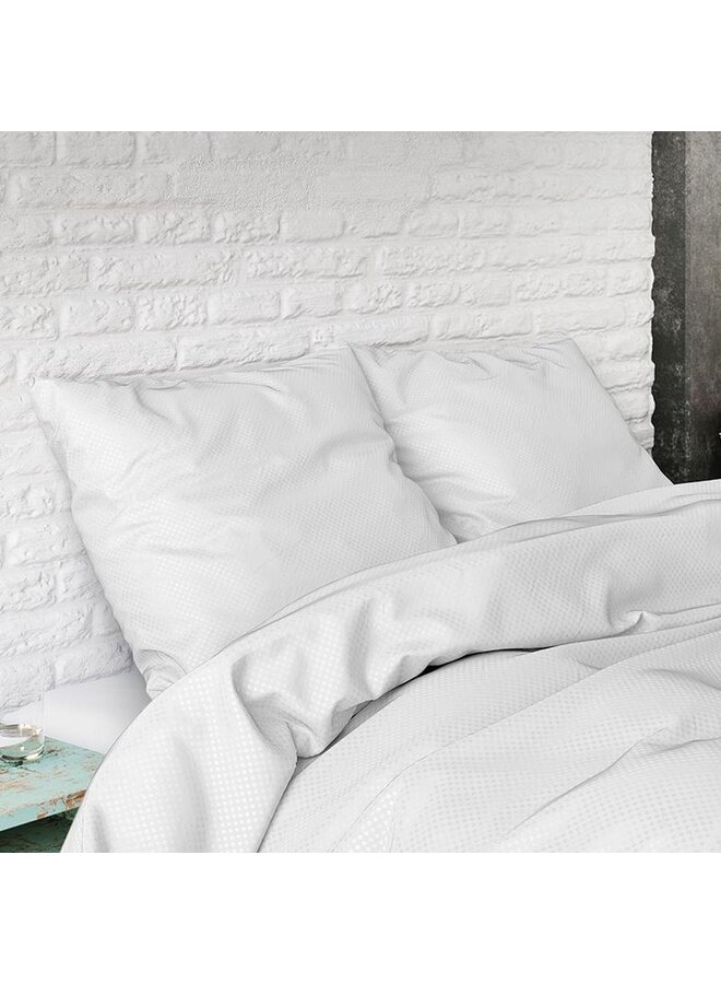 Zensation Dekbedovertrek Satin Point Wit - Microvezel