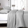 Zensation Dekbedovertrek Satin Point Grijs - Microvezel