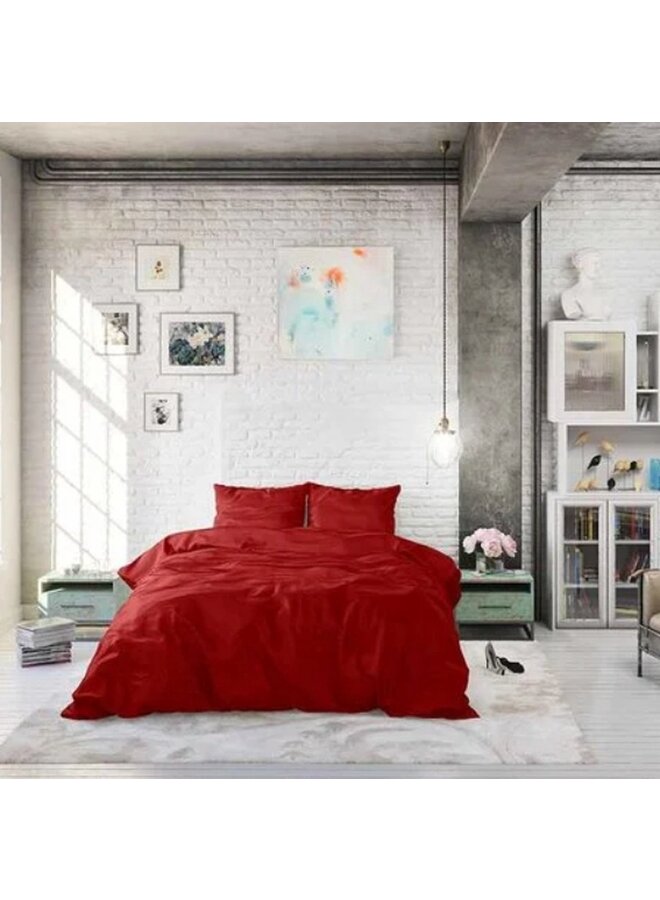 Zensation Dekbedovertrek Points Rood