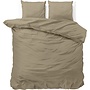 Zensation Dekbedovertrek Satin Point Taupe - Microvezel