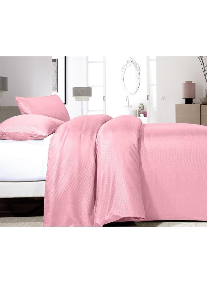 Zensation Dekbedovertrek Satin Point Roze - Microvezel