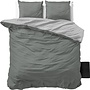 Zensation Dekbedovertrek Uni Antraciet/Grijs