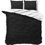 Zensation Dekbedovertrek Twin Face Uni Zwart/Wit - Microvezel