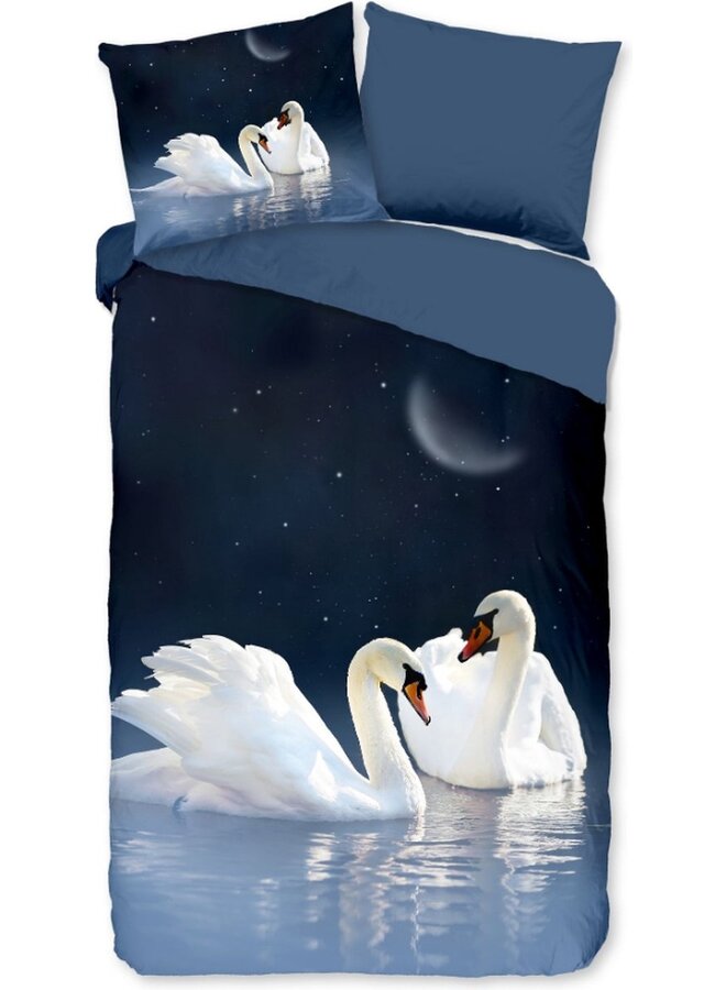 Pure Dekbedovertrek Share Blauw - Microvezel