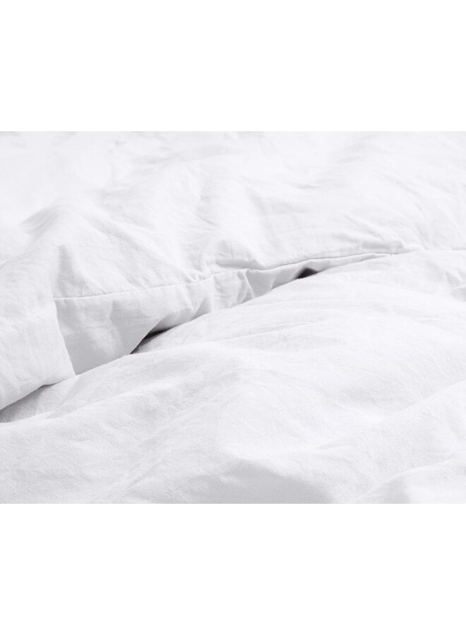 Dreamhouse Dekbedovertrek Stone Washed Uni Wit - Katoen
