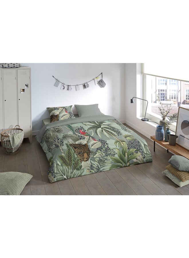 Pure Dekbedovertrek Isla Groen - Microvezel